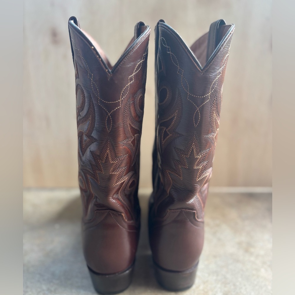 Dan Post Men’s Brown Leather Cowboy Boots DP2111R | Size 10.5 EW - Picture 5 of 15